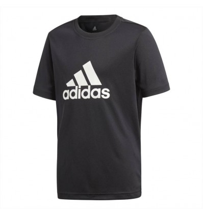 T-Shirt kids nera climalite Adidas