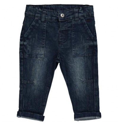 Pantalone denim stretch blu