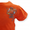 T-Shirt arancione bimbo con stampa dinosauro