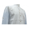 Camicia bianca maniche lunghe collo coreana