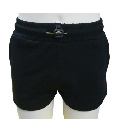 Shorts ragazzo in cotone nero.