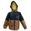 Giubbotti parka nylon ragazzo nero marron