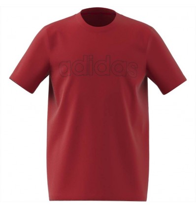 T-shirt adidas rossa ragazzo Essentials rosso