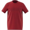 T-shirt adidas rossa ragazzo Essentials rosso