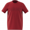 T-shirt adidas rossa ragazzo Essentials rosso