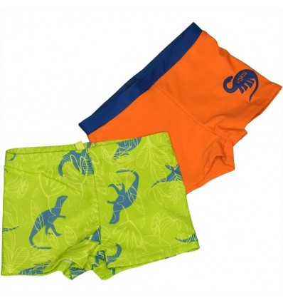 Dinosaurs & Leaves Duo: Set di Costumi da Bagno per Bambini