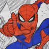 T-Shirt Bambino Spiderman in Azione