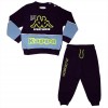 Completo Sportivo Kappa per Bambini – Felpa e Pantalone con Dettagli Colorati