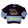 Completo Sportivo Kappa per Bambini – Felpa e Pantalone con Dettagli Colorati