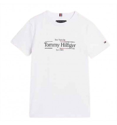 T-shirt bianca Bambino Tommy Hilfiger NYC