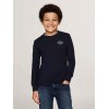 T-Shirt maniche lunghe logo puff print Tommy Hilfiger nera