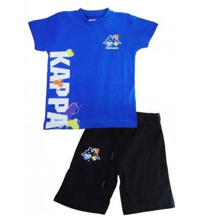 Completo bambino Kappa estivo: stile fresco e comfort per ogni occasione.
