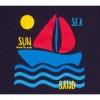 Completino Losan, bambino stampa Barca a Vela in blu*