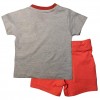 Completo losan, bambino stampa squalo grigio-rosso*.