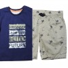 Completi BabyBol, bambino t-shirt blu+ pantaloncino fantasia sabbia*.
