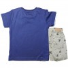 Completi BabyBol, bambino t-shirt blu+ pantaloncino fantasia sabbia*.
