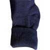 Calze Lollicò neonato in viscosa blu scuro.