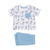 Completo losan, bambinoT-shirt e Pantaloncino fantasia gatto.*