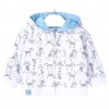 Giacca Bimbo in Cotone Organico con Cappuccio - Fantasia Gattini*