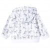 Giacca Bimbo in Cotone Organico con Cappuccio - Fantasia Gattini*