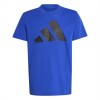 adidas J BL TEE 160, T-Shirt ragazzo blu.
