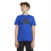 adidas J BL TEE 160, T-Shirt ragazzo blu.