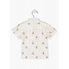 Camicia lino stampa zebra*