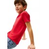 T-Shirt tommy hilfiger u corp logo ess tee ss, ragazzo rossa