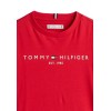 T-Shirt tommy hilfiger u corp logo ess tee ss, ragazzo rossa