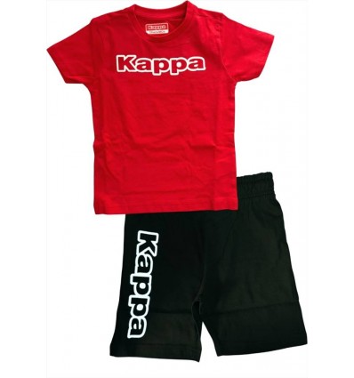 Completo Kappa Junior Sprint – Rosso e Nero
