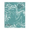 Maglietta Kappa Bambino – Design Onde Astratte Verde Acqua