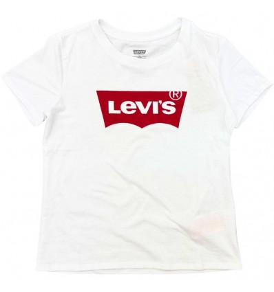 Maglietta Levi's Unisex Ragazzi Bianca | T-Shirt Iconica a Manica Corta