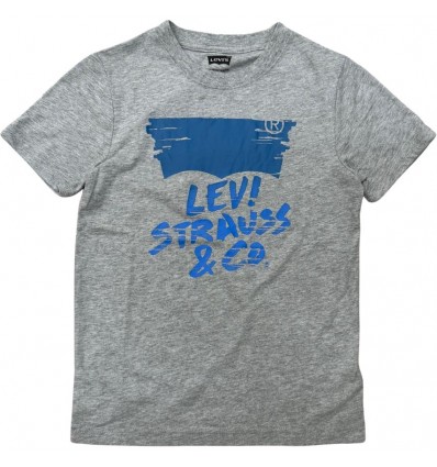 Maglietta Levi's Unisex Ragazzi Grigia con Stampa Logo – Manica Corta