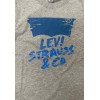 Maglietta Levi's Unisex Ragazzi Grigia con Stampa Logo – Manica Corta