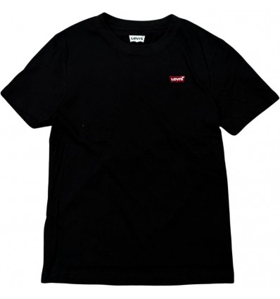 Maglietta Levi's Ragazzi Unisex Nera a Manica Corta – Stile Iconico con mini ricamo 