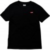 Maglietta Levi's Ragazzi Unisex Nera a Manica Corta – Stile Iconico con mini ricamo 