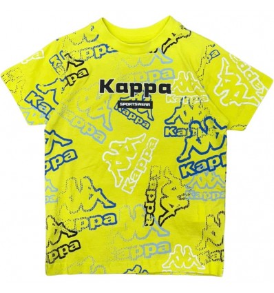 T-Shirt kappa, bambino color lemon fantasia.