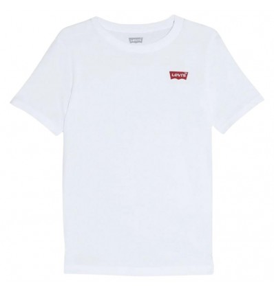 T-shirt iconica Levi's in cotone bianco per giovani trendsetter