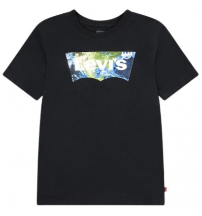 Levi’s Ragazzi T-Shirt Cotone Nero con Logo Iconico