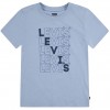 T-shirt casual Levi’s junior in cotone azzurro - stile giovane e moderno