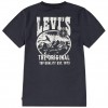 T-shirt nera Levi's da ragazzo – Stile minimal per un look deciso