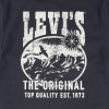 T-shirt nera Levi's da ragazzo – Stile minimal per un look deciso