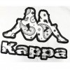 T-shirt Bianca Kappa Bambino – Iconica con Logo Paisley