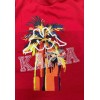 Completo kappa T-Shirt rossa e pantaloncino blu, Bambino.