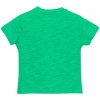 T-shirt Baby LOSAN Verde Safari con Stampa Animale e Bottoni Laterali