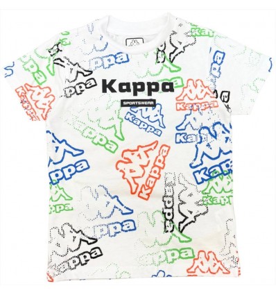 T-Shirt kappa bambini bianca