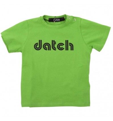 T-shirt Datch Verde Lime per Neonato Moda Baby Estiva con Stile