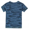 T-shirt bambino in cotone Losan con stampa pesci e scritta "See You Soon"