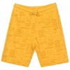 Pantaloncini Gialli da Bambino con Stampa Urban in Cotone Naturale della losan