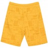 Pantaloncini Gialli da Bambino con Stampa Urban in Cotone Naturale della losan